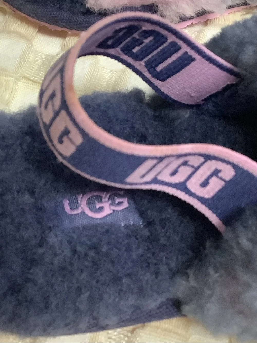 UGG plush shearling